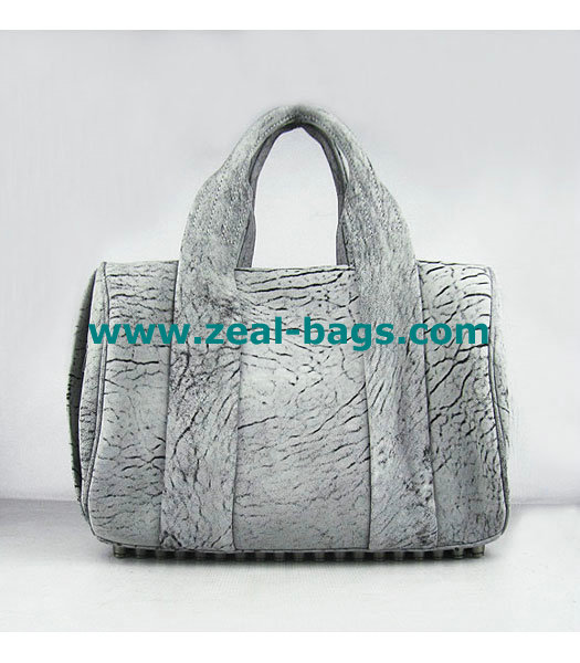 AAA Replica Alexander Wang Rocco Mini Duffle Top Handle Grey